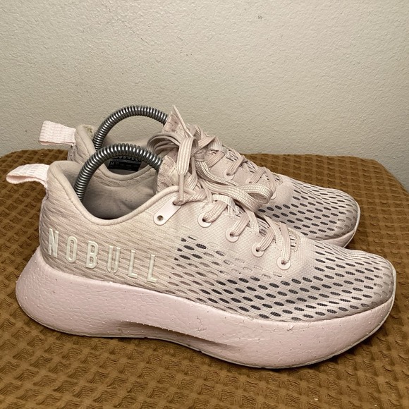 Nobull Journey Shoes Womens Sz 8.5 Light Pink Running Athletic Sneakers Gym - Picture 1 of 10
